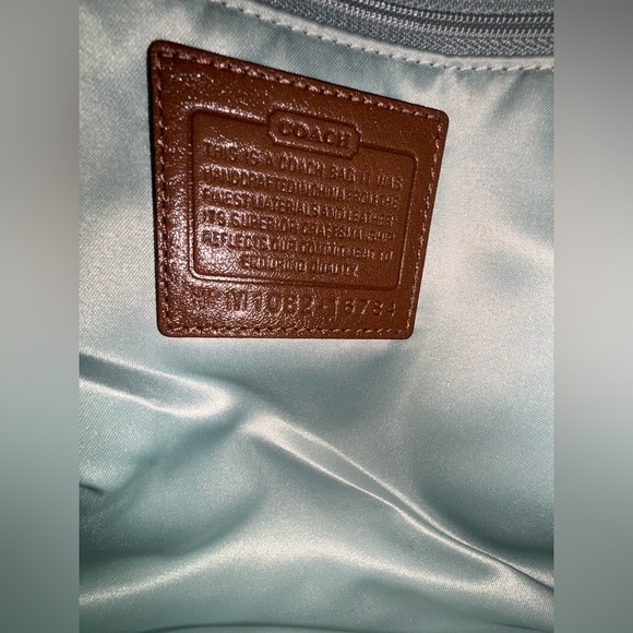 Coach signature tan op logo boho shoulder bag - Picture 14 of 15